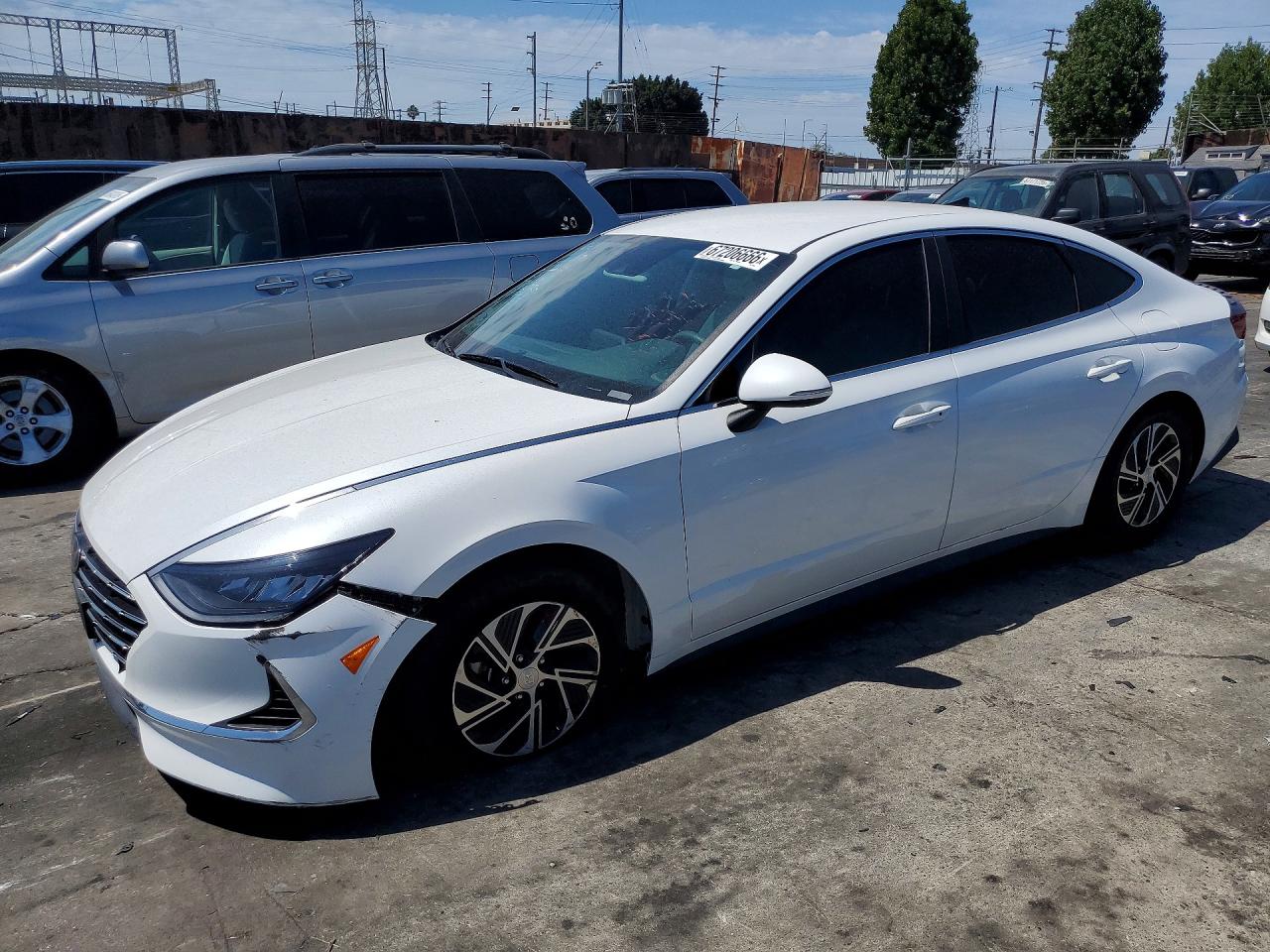 2021 HYUNDAI SONATA BLUE | KMHL24JJ7MA036155 | UPCARS