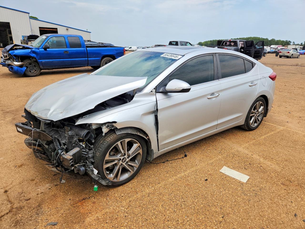 2018 HYUNDAI ELANTRA LIMITED | 5NPD84LF7JH218684 | UPCARS