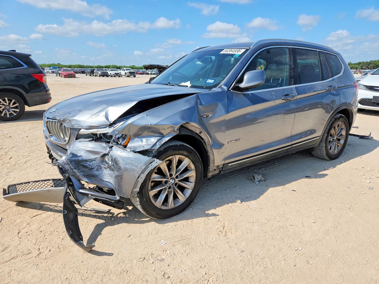2013 BMW X3 XDRIVE28I | 5UXWX9C52D0D08148 | UPCARS