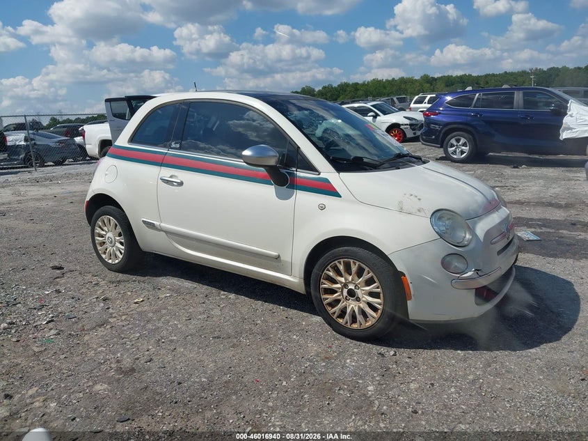 2012 FIAT 500 LOUNGE | 3C3CFFCR6CT225088 | UPCARS