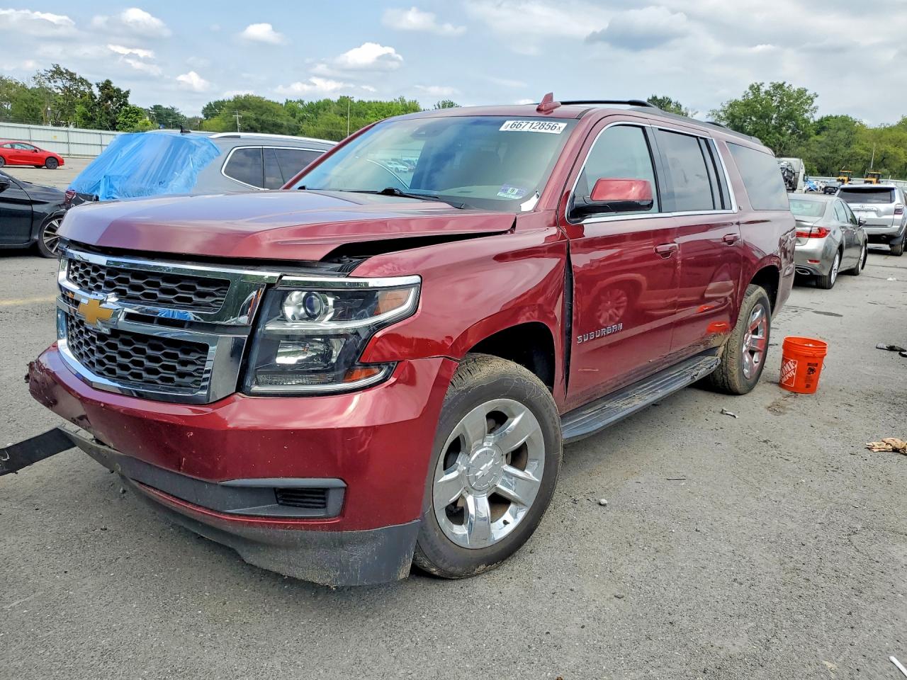 2017 CHEVROLET SUBURBAN K1500 LT | 1GNSKHKC2HR239461 | UPCARS