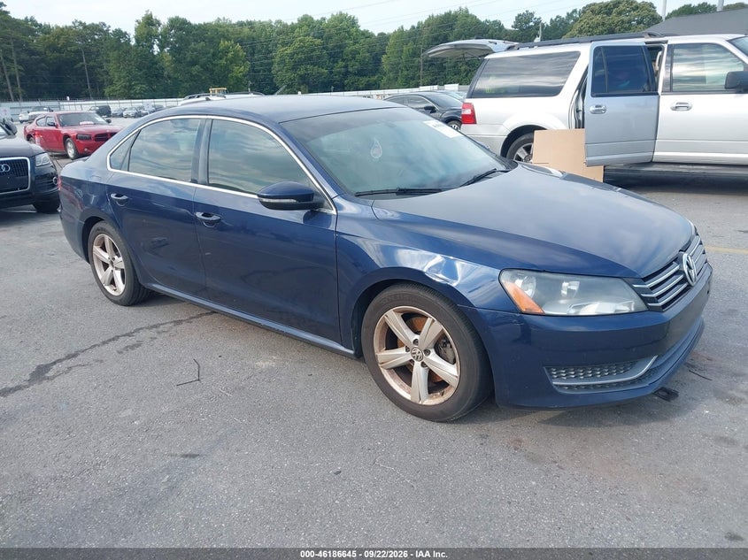 2012 VOLKSWAGEN PASSAT 2.5L SE | 1VWBP7A35CC018452 | UPCARS