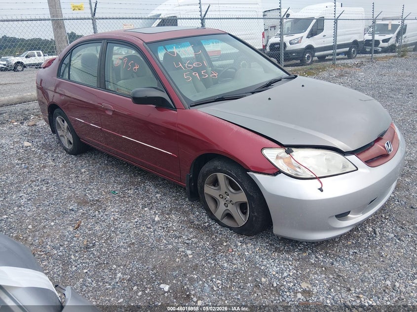 2005 HONDA CIVIC EX | 2HGES26775H514061 | UPCARS