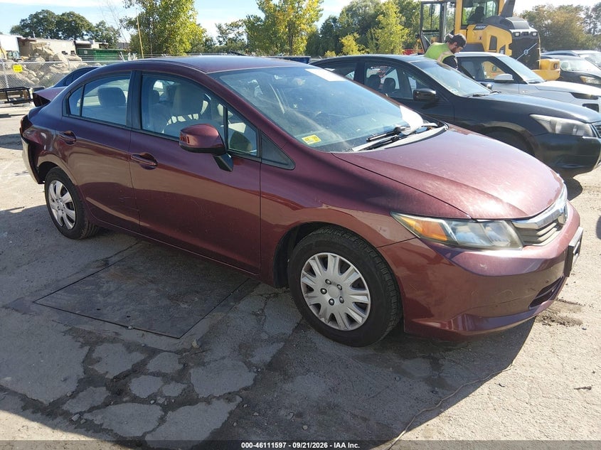 2012 HONDA CIVIC LX | 2HGFB2F53CH553259 | UPCARS
