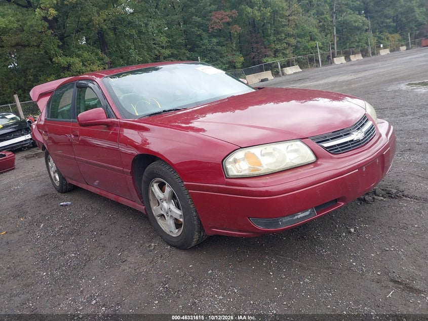 2005 CHEVROLET IMPALA LS | 2G1WH52K959386566 | UPCARS
