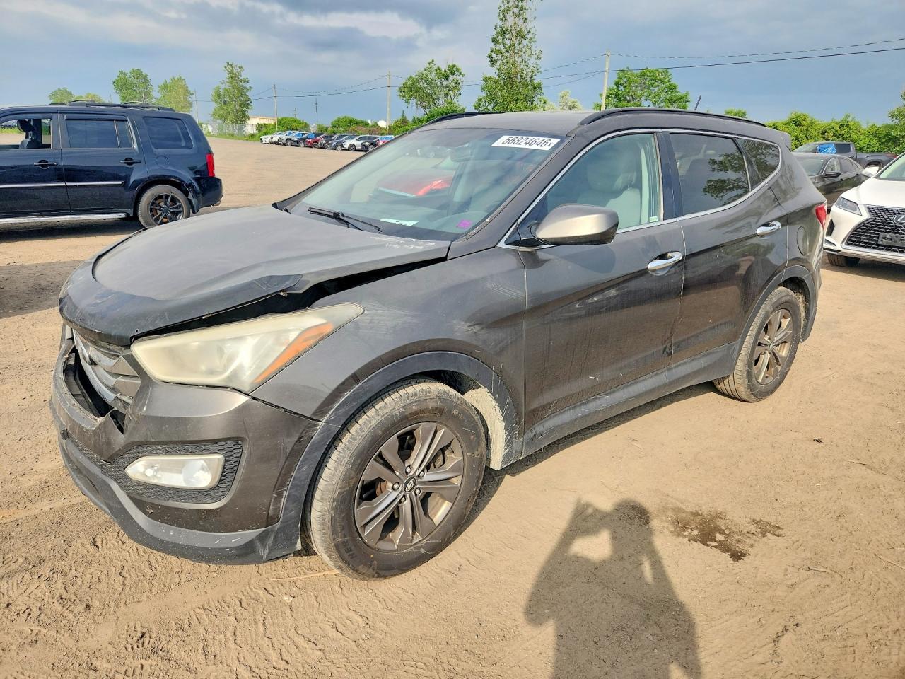 2013 HYUNDAI SANTA FE 2.4L | 5XYZUDLB6DG023363 | UPCARS