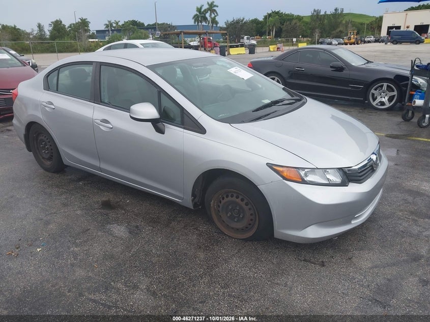 2012 HONDA CIVIC LX | 19XFB2F56CE067510 | UPCARS