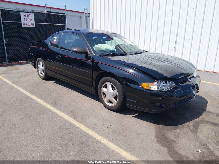 2003 CHEVROLET MONTE CARLO SS | 2G1WX12K639361116 | UPCARS