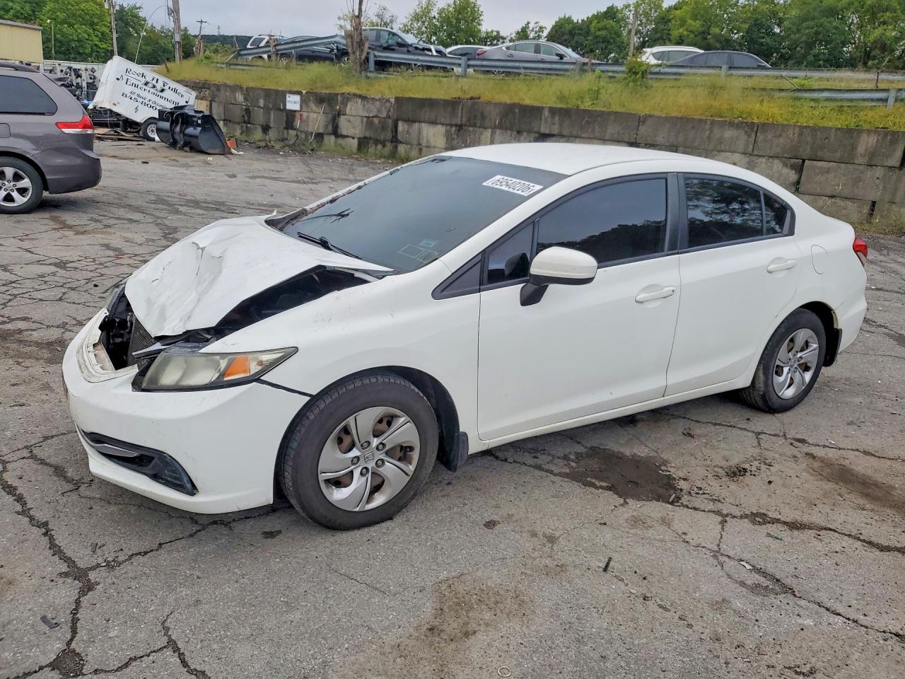 2014 HONDA CIVIC LX | 19XFB2F52EE054983 | UPCARS
