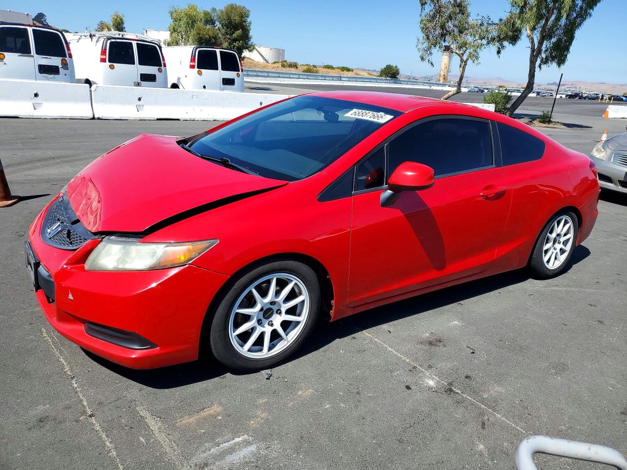 2012 HONDA CIVIC LX | 2HGFG3B52CH534022 | UPCARS
