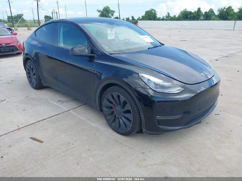 2022 TESLA MODEL Y PERFORMANCE DUAL MOTOR ALL-WHEEL DRIVE | 7SAYGDEF3NF353542 | UPCARS