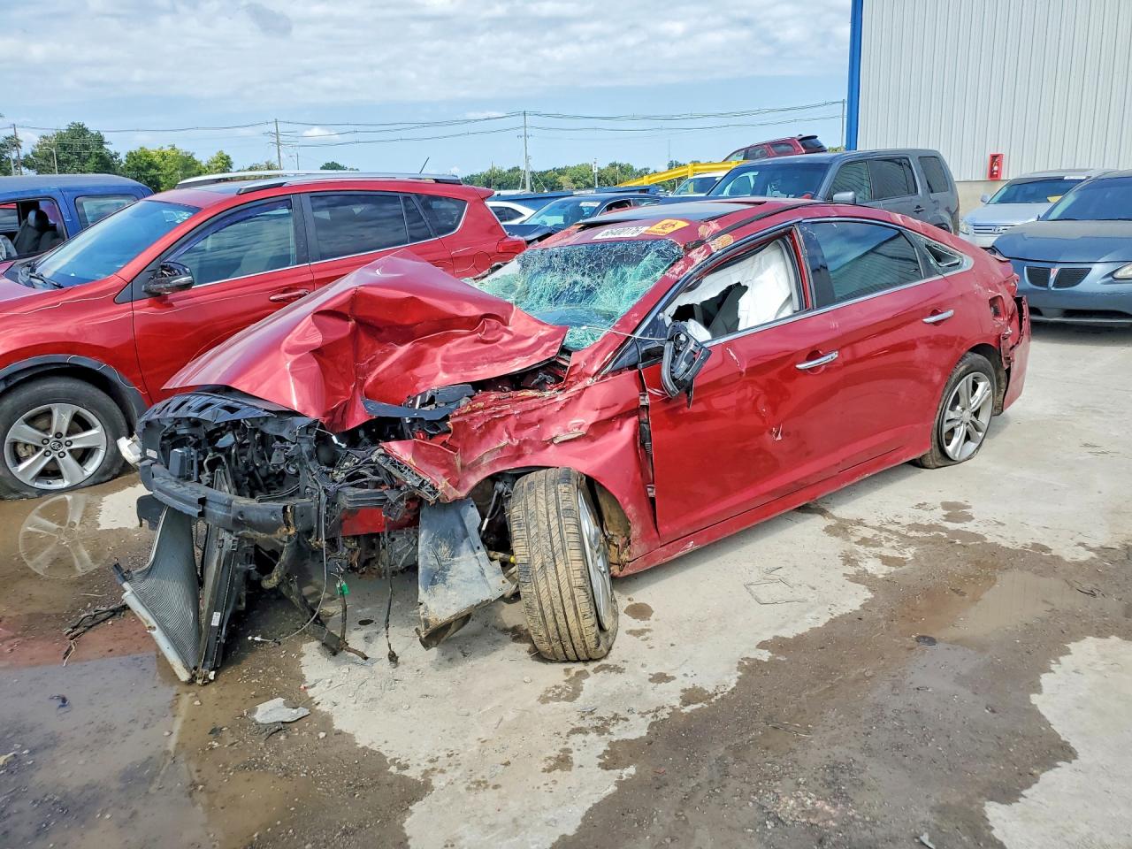 2018 HYUNDAI SONATA LIMITED | 5NPE34AF0JH606281 | UPCARS