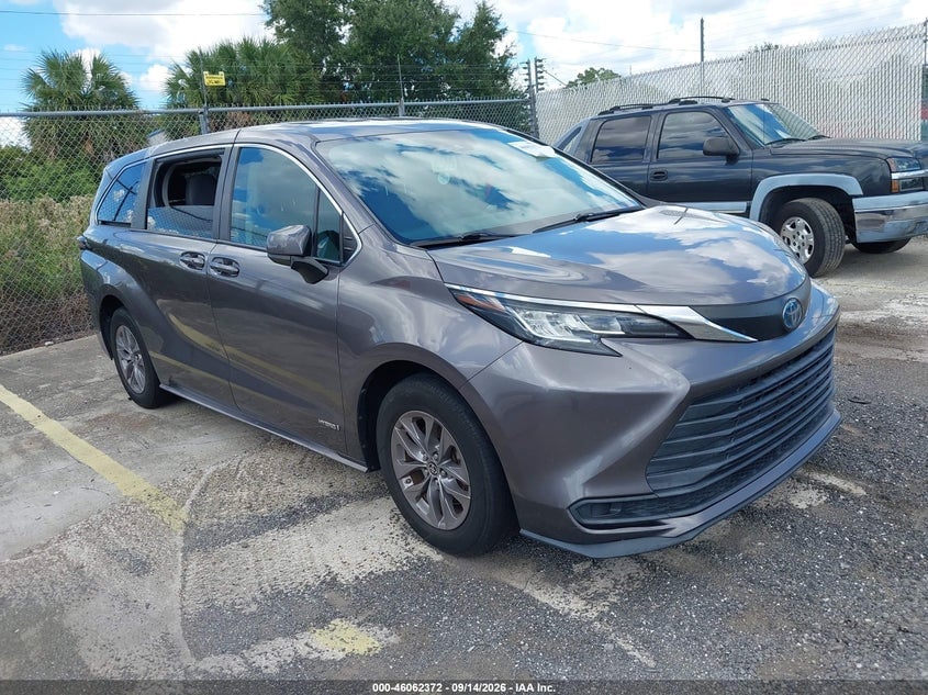 2021 TOYOTA SIENNA LE | 5TDKRKEC6MS044293 | UPCARS