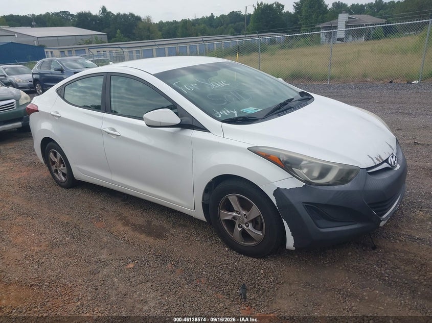 2014 HYUNDAI ELANTRA SE | 5NPDH4AE1EH458815 | UPCARS