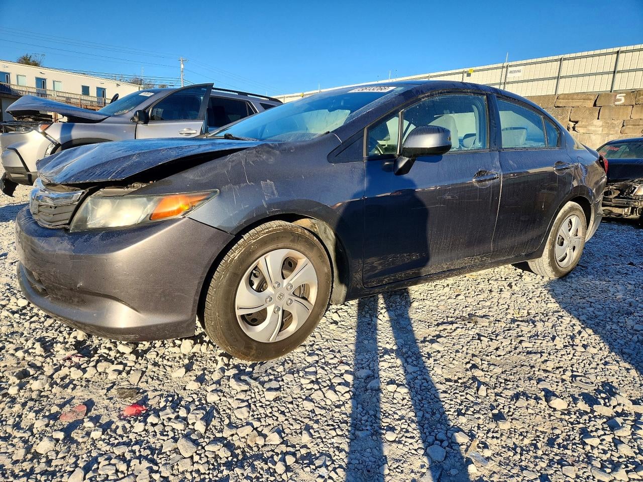 2012 HONDA CIVIC LX | 19XFB2F55CE100335 | UPCARS