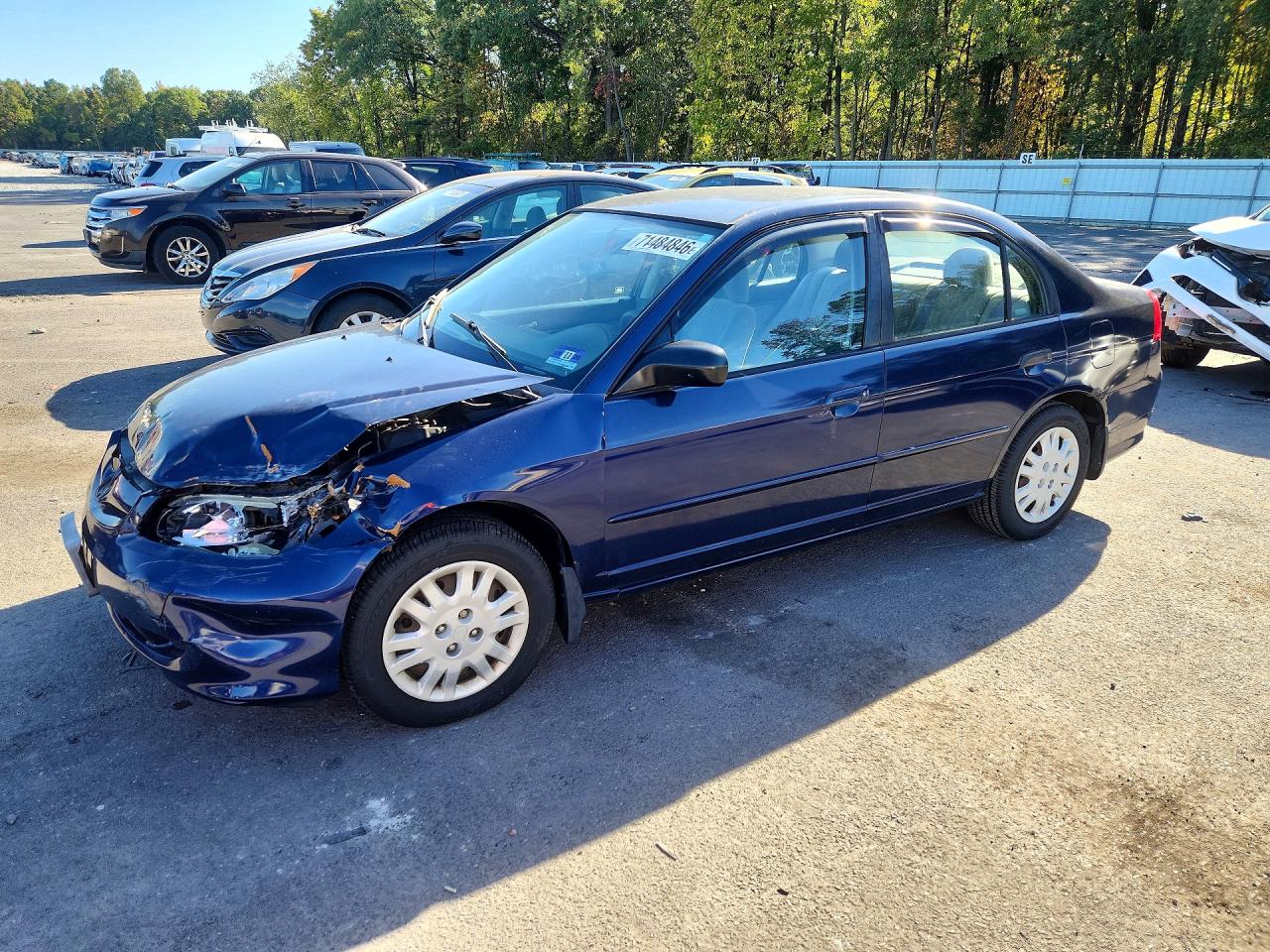 2005 HONDA CIVIC LX | 2HGES16545H521770 | UPCARS