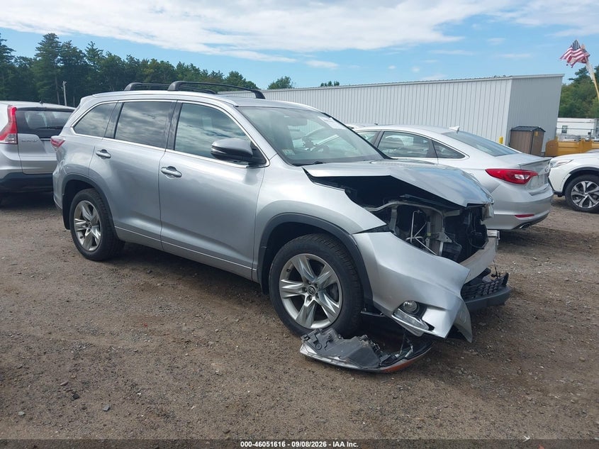 2016 TOYOTA HIGHLANDER LIMITED V6 | 5TDDKRFH8GS298334 | UPCARS
