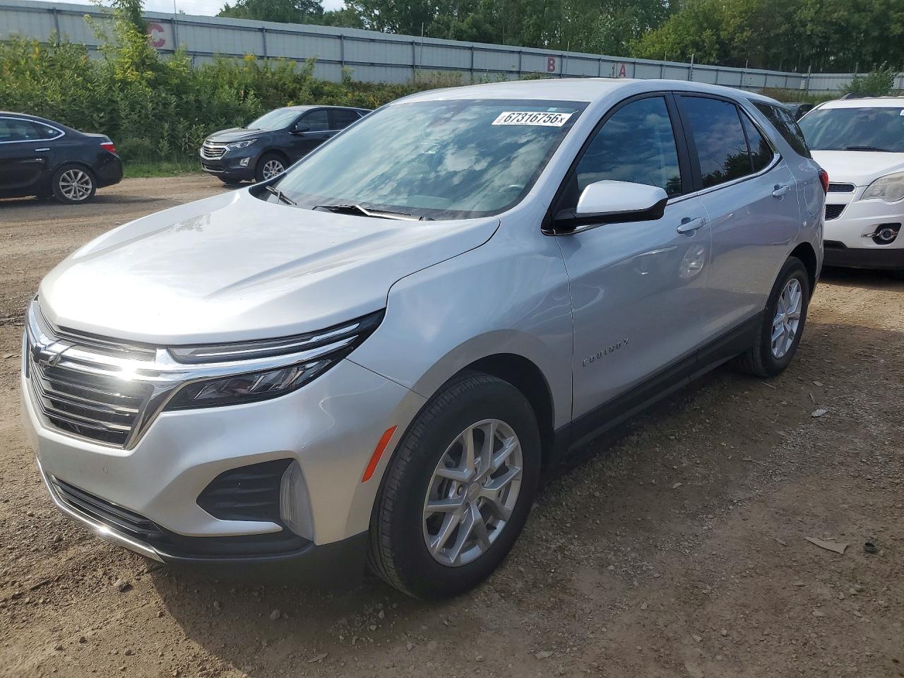 2022 CHEVROLET EQUINOX LT | 3GNAXKEV5NL244146 | UPCARS