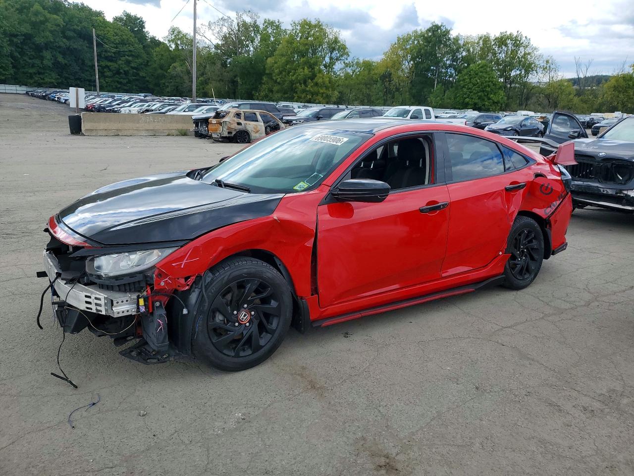 2018 HONDA CIVIC EX | 2HGFC2F72JH611115 | UPCARS