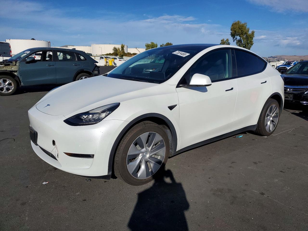 2022 TESLA MODEL Y | 7SAYGDEE7NF443655 | UPCARS
