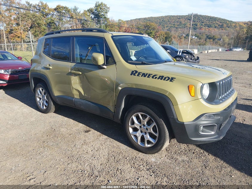 2015 JEEP RENEGADE LATITUDE | ZACCJBBT1FPB48643 | UPCARS