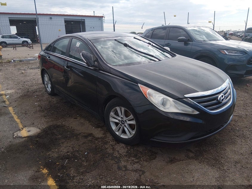 2014 HYUNDAI SONATA GLS | 5NPEB4AC0EH939854 | UPCARS