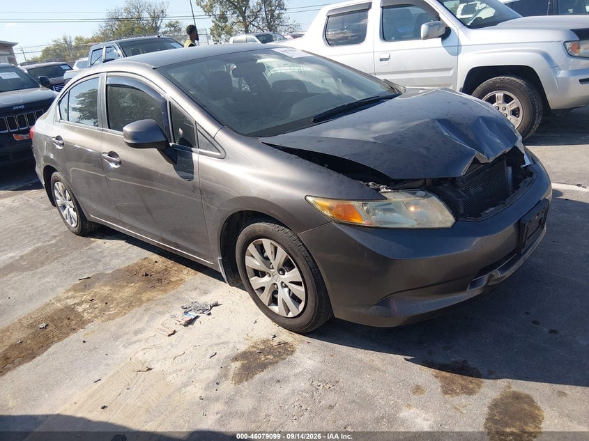 2012 HONDA CIVIC LX | 19XFB2F58CE005090 | UPCARS