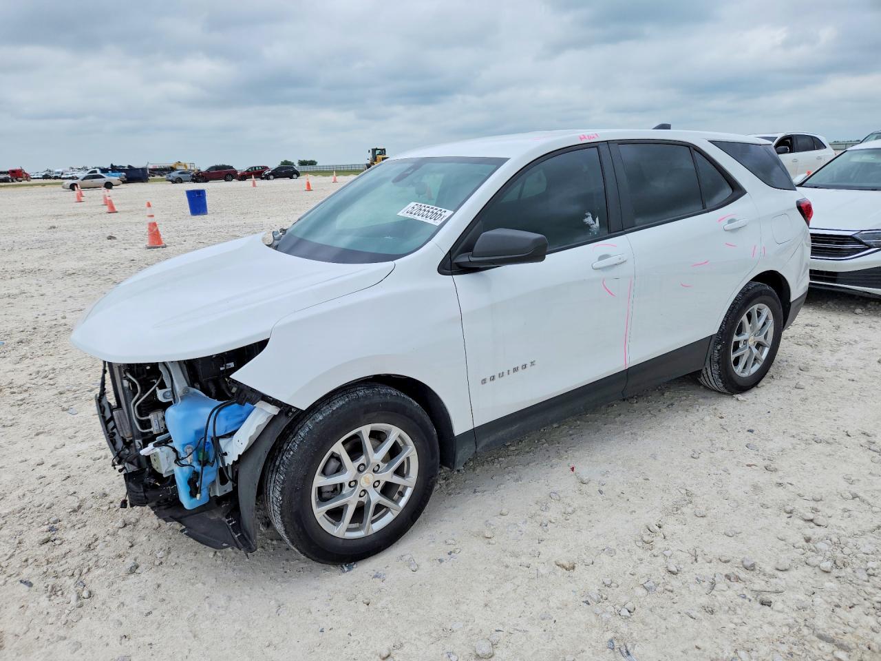 2022 CHEVROLET EQUINOX LS | 3GNAXHEVXNS207568 | UPCARS