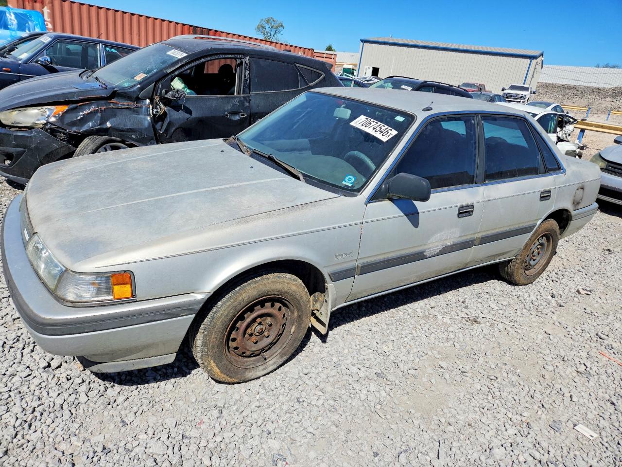 1991 MAZDA 626 DX | 1YVGD22B8M5116319 | UPCARS
