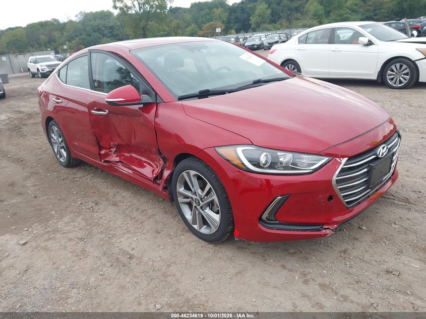 2017 HYUNDAI ELANTRA LIMITED | KMHD84LF4HU209176 | UPCARS