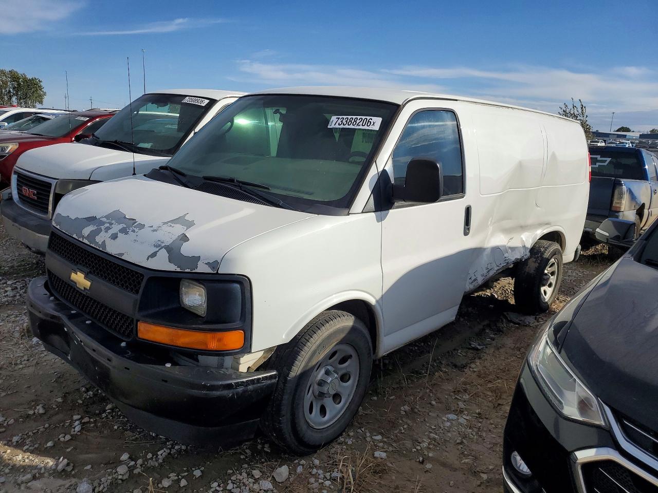 2014 CHEVROLET EXPRESS G1 - DELIVERY VAN | 1GCSGAFX5E1147608 | UPCARS