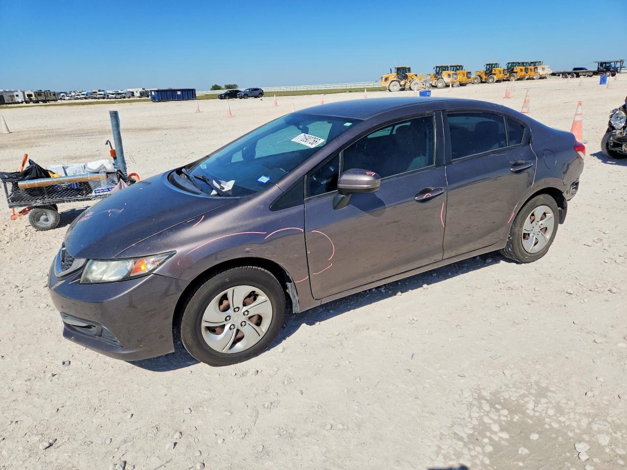 2014 HONDA CIVIC LX | 19XFB2F56EE032503 | UPCARS