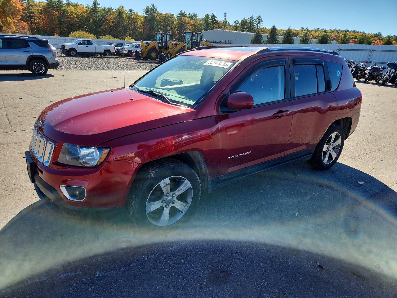 2017 JEEP COMPASS LATITUDE | 1C4NJDEBXHD194075 | UPCARS