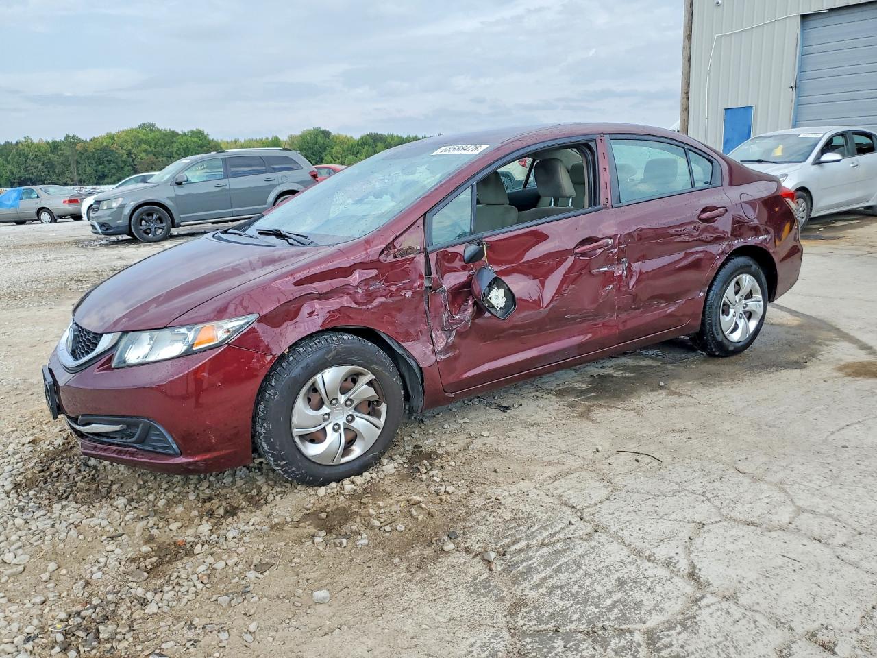 2013 HONDA CIVIC LX | 19XFB2F53DE083682 | UPCARS