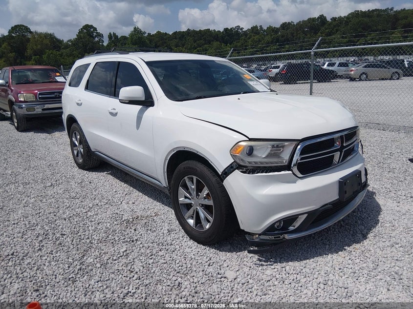 2016 DODGE DURANGO LIMITED | 1C4RDHDG6GC361291 | UPCARS