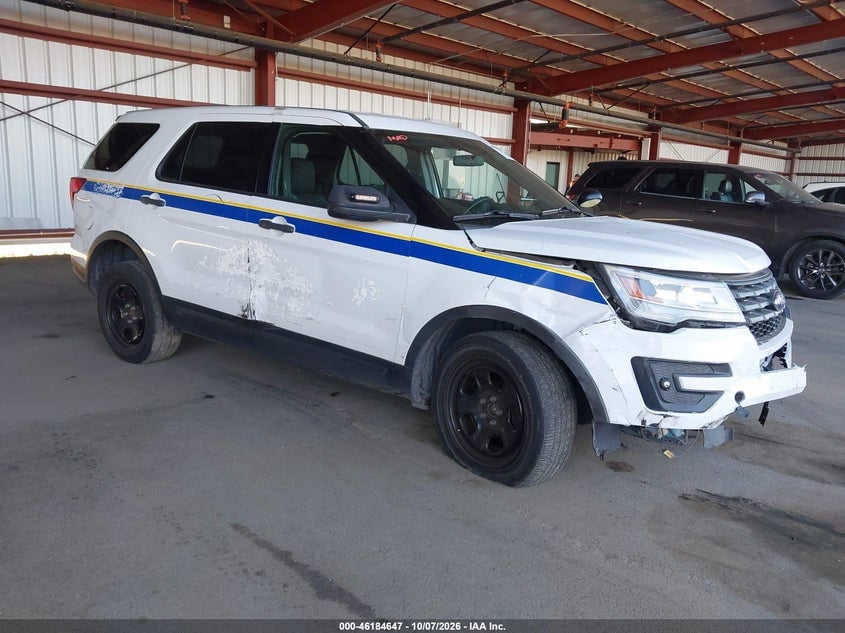 2018 FORD POLICE INTERCEPTOR UTILITY | 1FM5K8AR3JGB68070 | UPCARS
