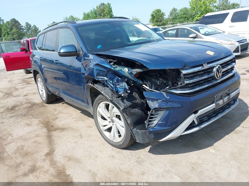 2021 VOLKSWAGEN ATLAS 3.6L V6 SE W/TECHNOLOGY | 1V2KR2CA2MC564377 | UPCARS