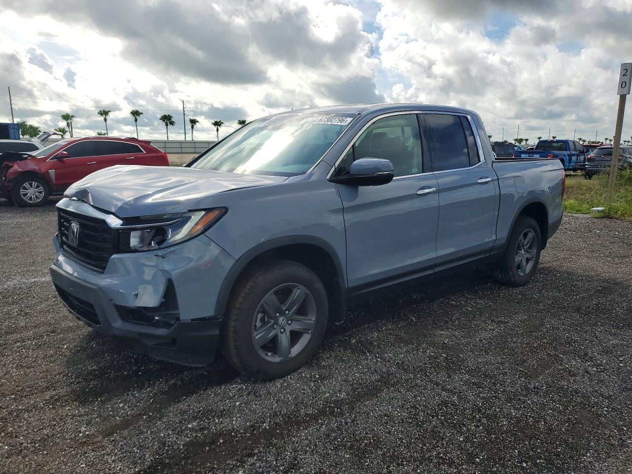2022 HONDA RIDGELINE RTL | 5FPYK3F76NB032387 | UPCARS