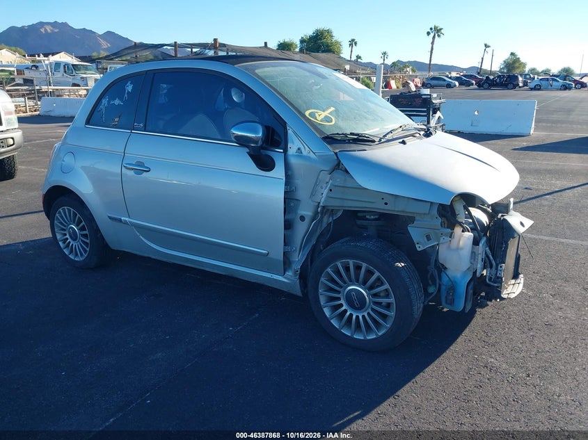 2012 FIAT 500C LOUNGE | 3C3CFFER9CT109249 | UPCARS