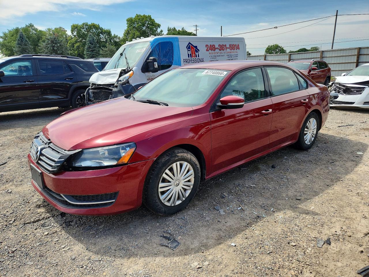 2015 VOLKSWAGEN PASSAT S | 1VWAT7A37FC078017 | UPCARS
