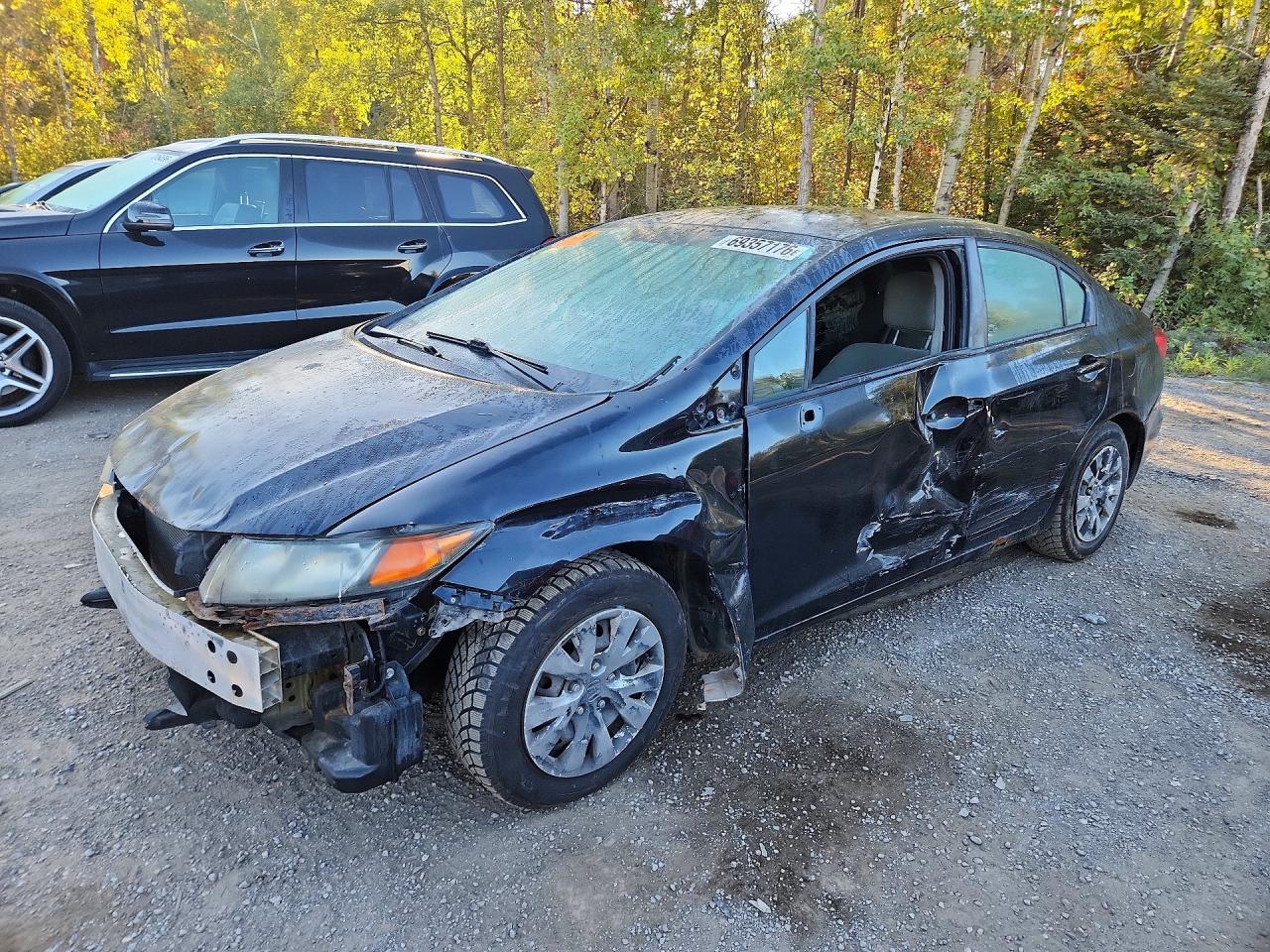 2012 HONDA CIVIC LX | 2HGFB2F42CH037904 | UPCARS