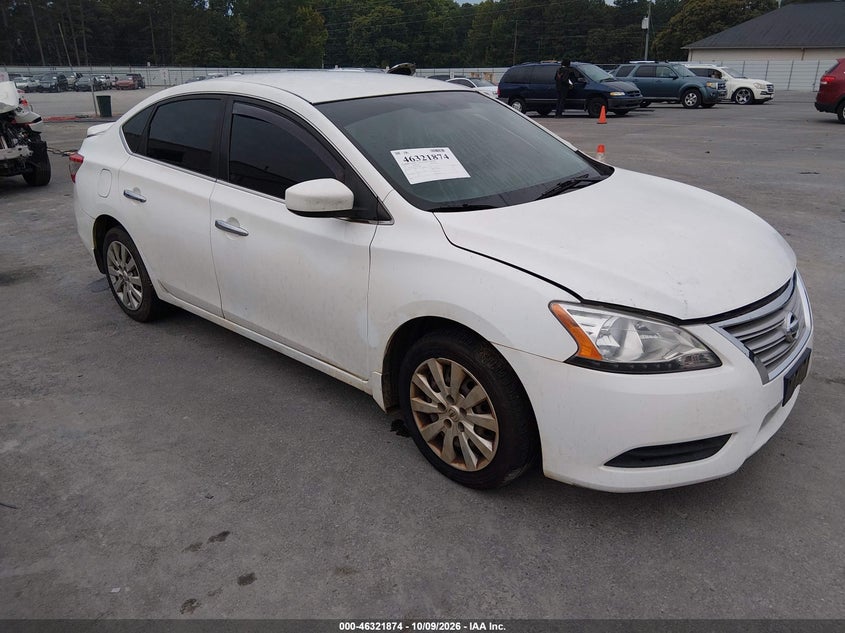 2015 NISSAN SENTRA S | 3N1AB7AP1FY257866 | UPCARS