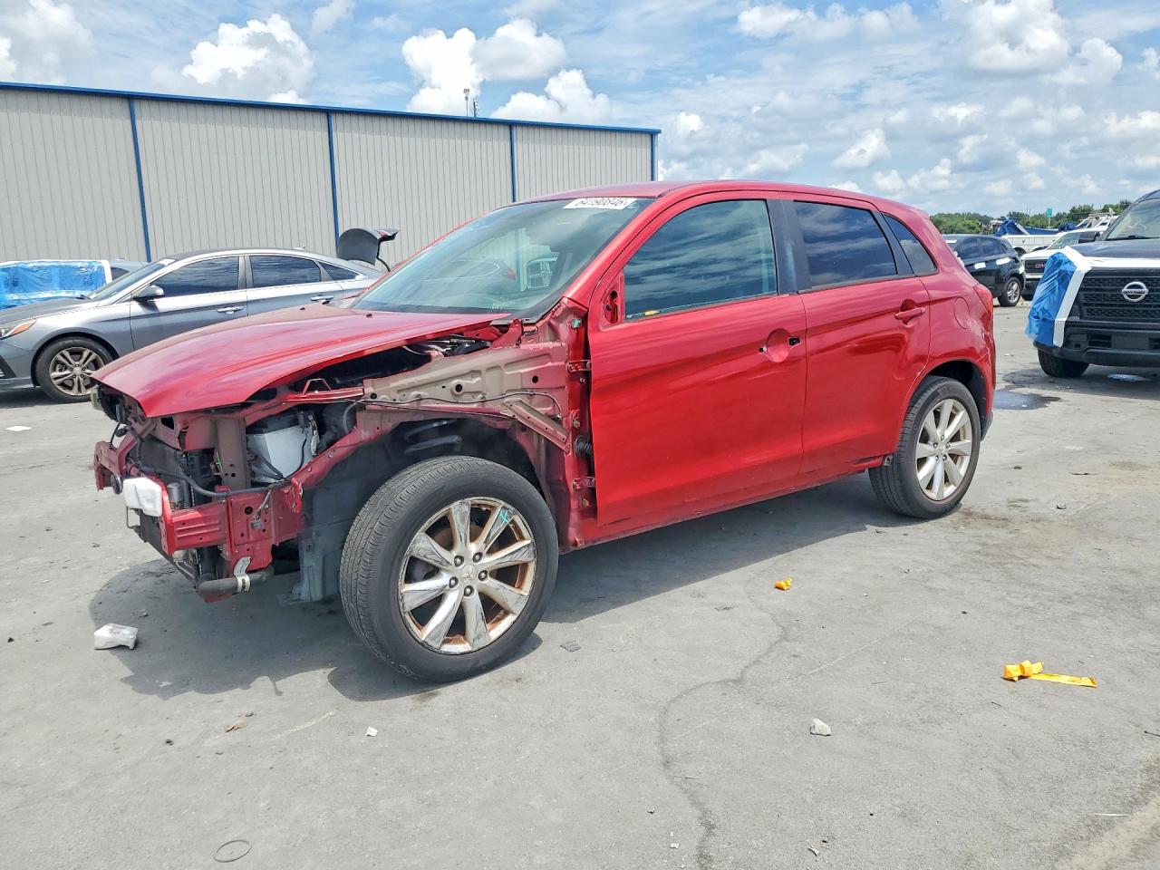 2015 MITSUBISHI OUTLANDER ES | 4A4AP3AU4FE036443 | UPCARS