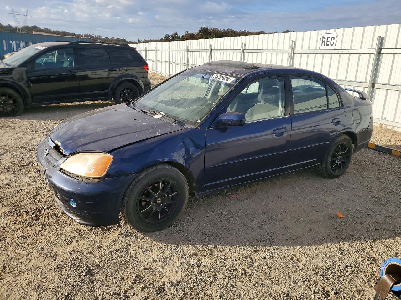 2001 HONDA CIVIC EX | 2HGES25791H561863 | UPCARS