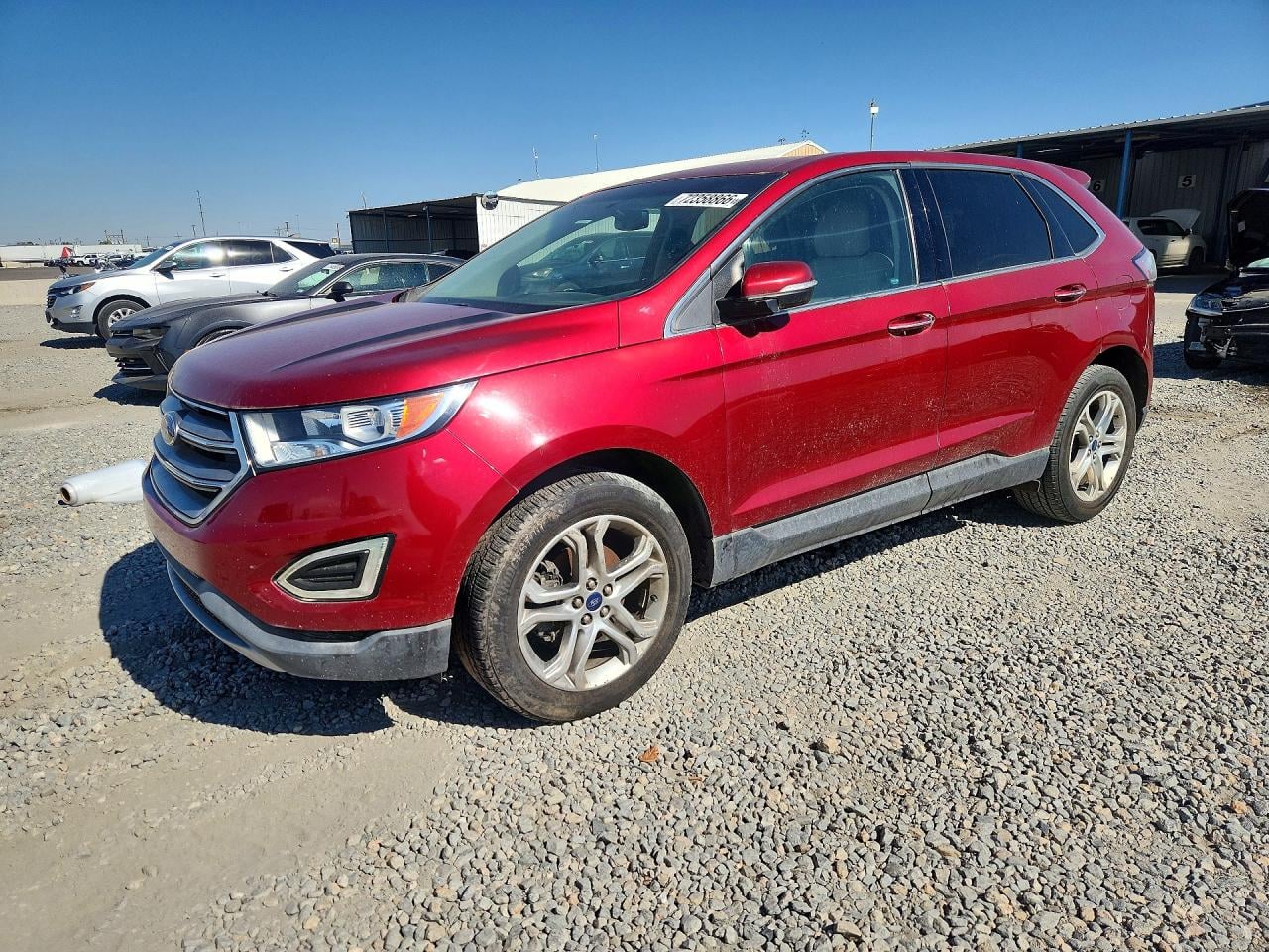 2017 FORD EDGE TITANIUM | 2FMPK3K92HBB31653 | UPCARS