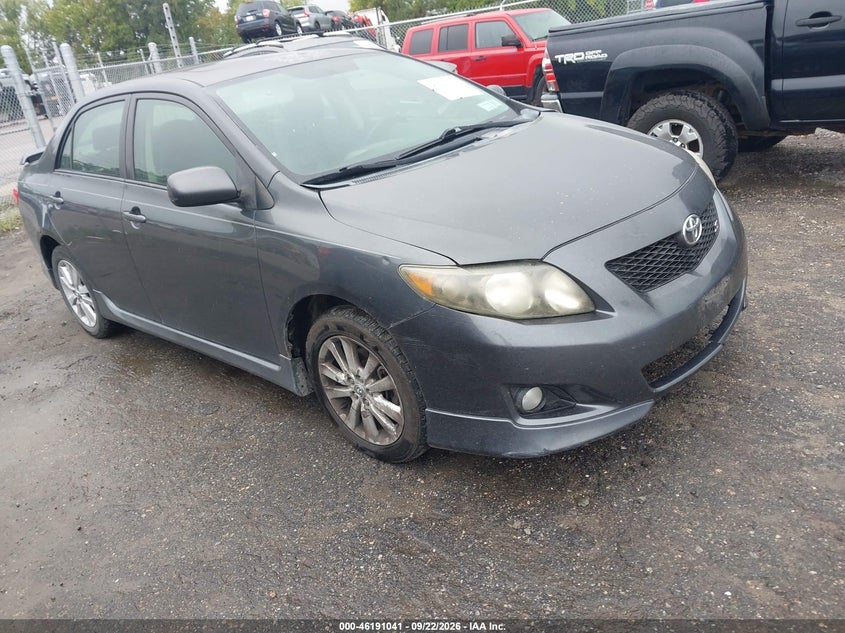 2009 TOYOTA COROLLA S | 2T1BU40EX9C122612 | UPCARS