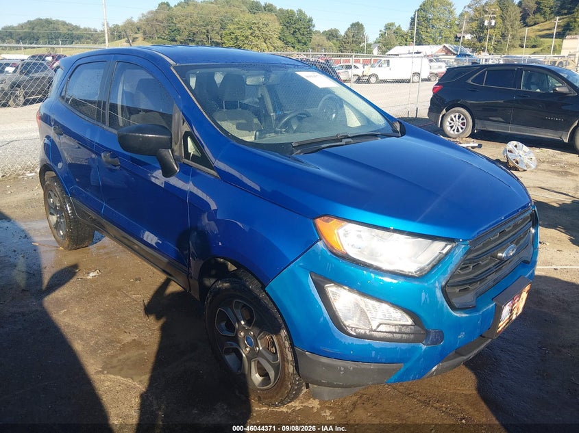 2019 FORD ECOSPORT S | MAJ6S3FL9KC282301 | UPCARS