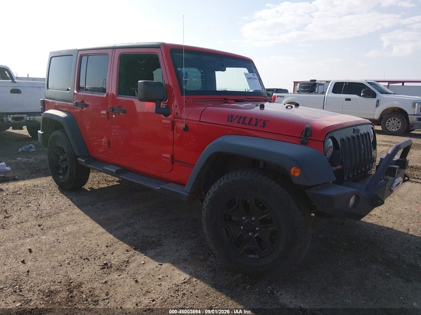 2016 JEEP WRANGLER UNLIMITED WILLYS WHEELER | 1C4BJWDG1GL159263 | UPCARS