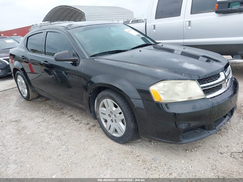 2013 DODGE AVENGER SE V6 | 1C3CDZAG4DN749270 | UPCARS