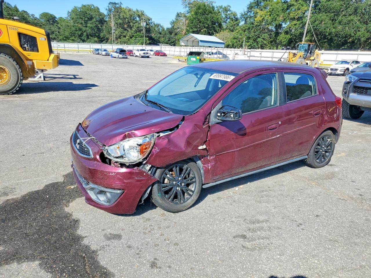2019 MITSUBISHI MIRAGE LE | ML32A5HJ1KH012844 | UPCARS